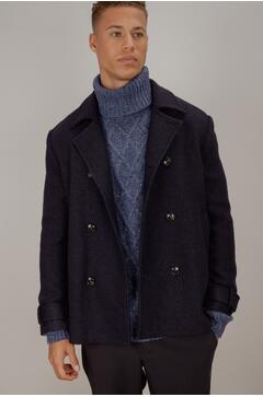 Marvin Coat Boiled wool coat