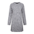 Clemmie Dress Grey S Merino crew neck dress 