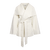 Arabella Jacket White M Short wool wrap jacket 