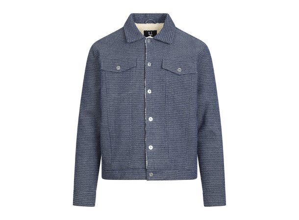 Elijah Jacket Dark Denim M Denim teddy jacket 
