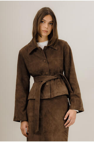 Gustava Suede Jacket Goat suede jacket