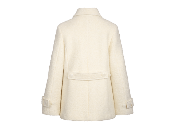 Harmony Jacket Cream M Wool boiled short jacket 
