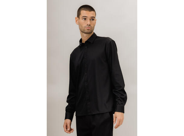 Nigel LS Shirt Black L Bamboo casual shirt 