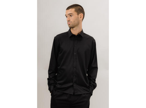 Nigel LS Shirt Black L Bamboo casual shirt 