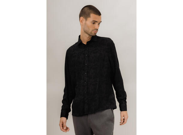 Nigel LS Shirt Black L Bamboo casual shirt 