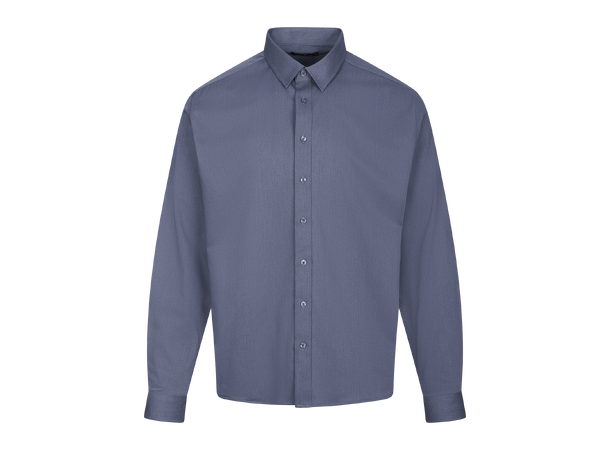 Nigel LS Shirt Denim blue L Bamboo casual shirt 