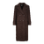 Delilah Coat Black Coffee XS Long wool coat 