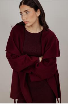 Arabella Jacket Short wool wrap jacket
