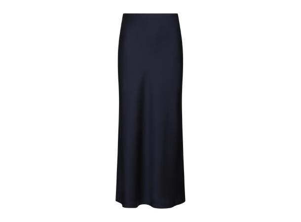 Gamma Skirt Dark Sapphire S Maxi satin slip skirt 