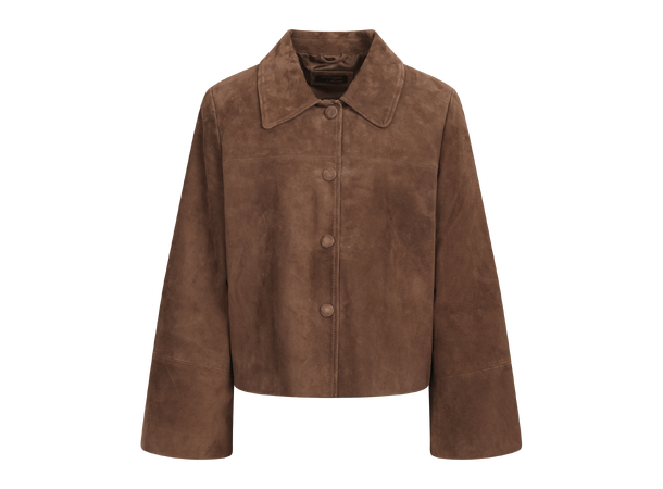 Gustava Suede Jacket Chocolate Brown S Goat suede jacket 
