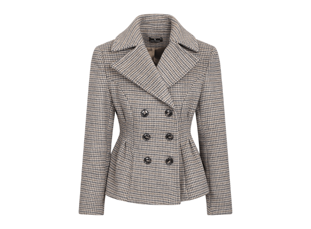 Hermione Jacket Dark Brown S Tailored wool blazer 