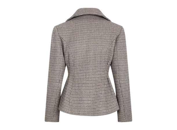 Hermione Jacket Dark Brown S Tailored wool blazer 