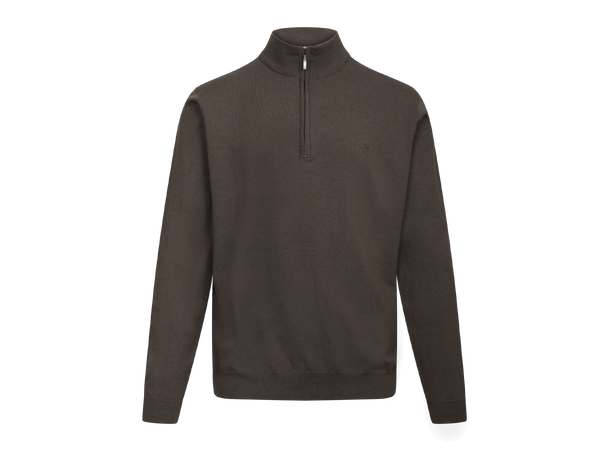 Jake Half-zip Olive M Basic half-zip knit sweater 
