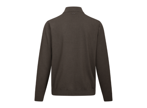 Jake Half-zip Olive M Basic half-zip knit sweater 