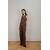 Adelaide Pants Dark Brown M Twill wool pants 