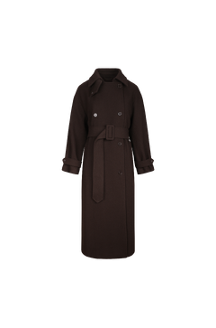 Amelie Trenchcoat Long wool trench