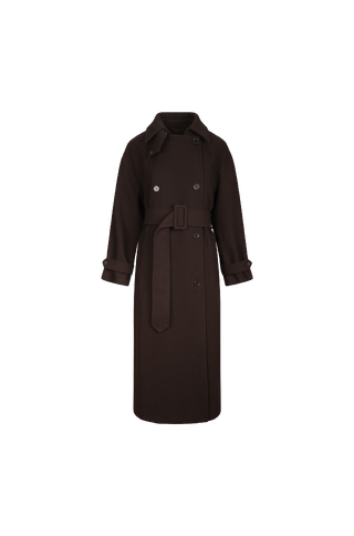 Amelie Trenchcoat Long wool trench