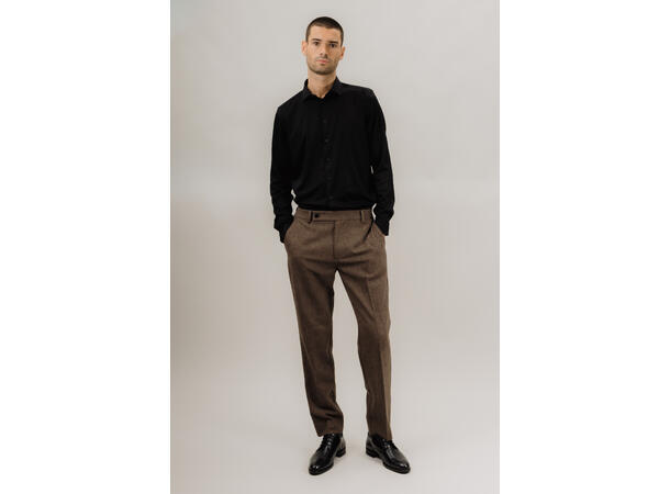 Grayson Pants Dark Brown M Twill wool pants 