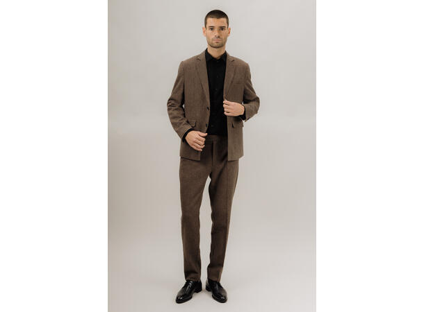 Grayson Pants Dark Brown M Twill wool pants 