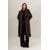 Delilah Coat Black Coffee M Long wool coat 