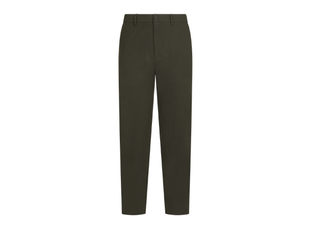 Finn Pants Dark Olive M Flannell stretch pants 