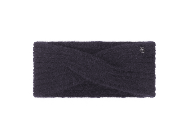 Sammy Headband Dark Navy One Size Mohair rib headband 
