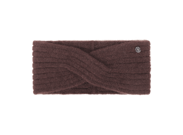 Sammy Headband Fudge One Size Mohair rib headband 