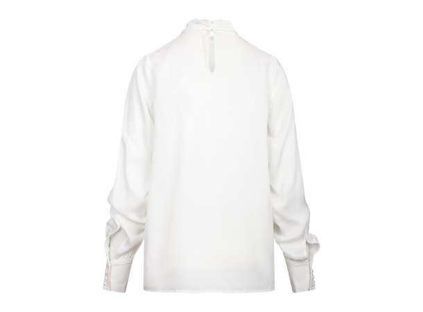 Jolanda Blouse White S Luxe loose fit blouse 