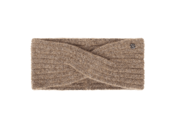 Sammy Headband Mid Brown One Size Mohair rib headband 