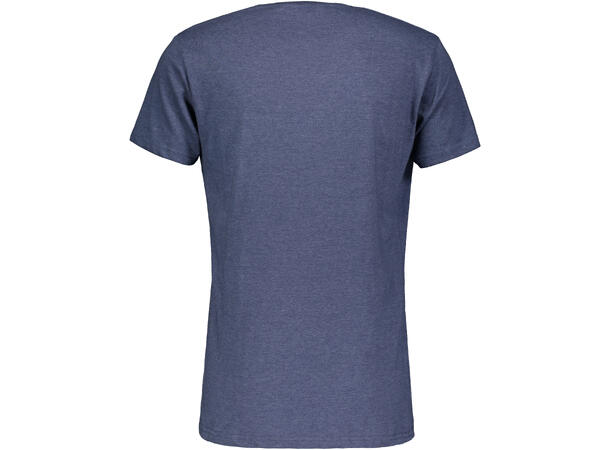 Niklas Basic Tee Mid Blue L Basic cotton T-shirt 