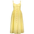 Drew Dress Popcorn Yellow XS Linen mix sundress