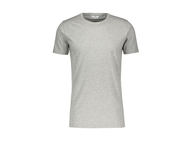 Niklas Basic Tee Light Grey Melange M Basic cotton T-shirt 