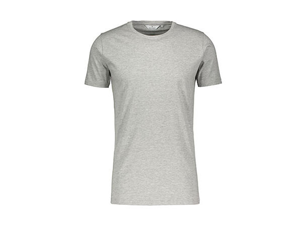 Niklas Basic Tee Light Grey Melange M Basic cotton T-shirt 
