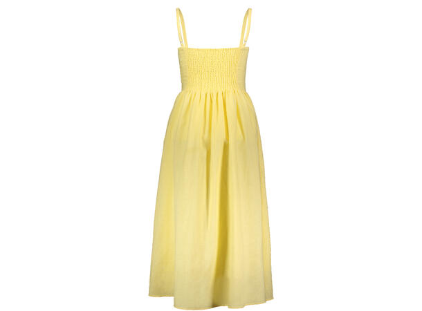 Drew Dress Popcorn Yellow S Linen mix sundress 