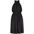 Margit Dress Black XS Halterneck viscose dress
