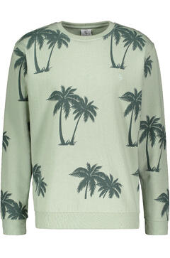 Wilder R-neck Sweatshirt Palm Tree AOP sweat
