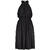 Margit Dress Black S Halterneck viscose dress 
