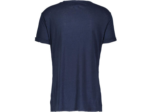 Elliot SS Tee Dress Blues S Linen/Viscose Mix T-shirt 