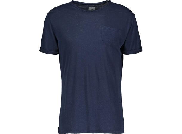 Elliot SS Tee Dress Blues L Linen/Viscose Mix T-shirt 