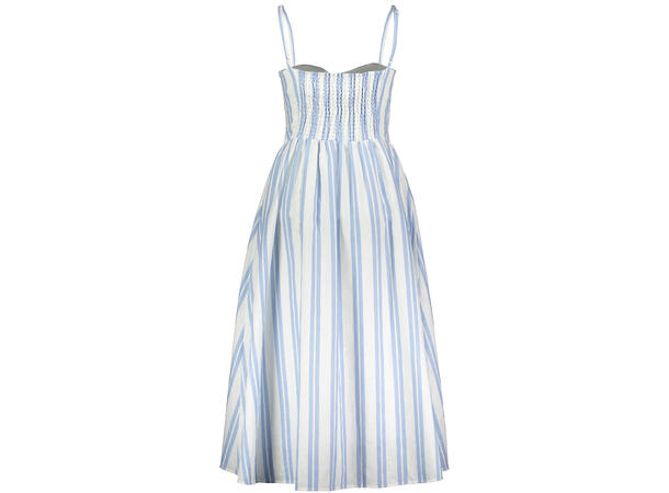Drew Dress Brunnera Blue Stripe XS Linen mix sundress 