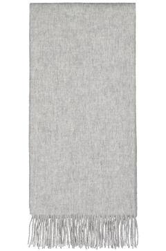 Bea Scarf - Light Grey One Size Wool scarf
