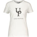 UP Ladies Logo Tee White/Black S