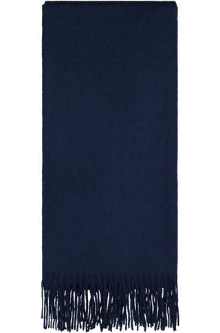 Bea Scarf - Navy One Size Wool scarf
