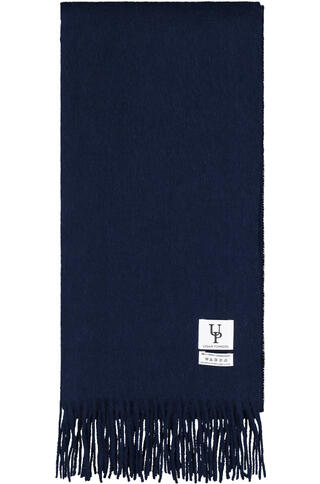 Bea Scarf - Navy One Size Wool scarf