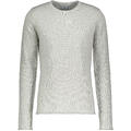 Kalle Sweater Light Grey Melange M Basic Cotton R-neck