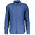Roman Shirt Mid Blue Melange L Linen Mix 