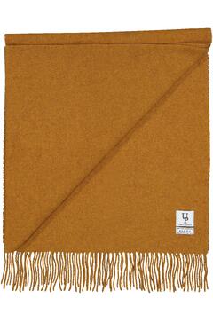 Bea Scarf Bone Brown One Size Wool scarf