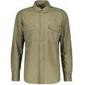 Jeriko Shirt Deep Lichen L Armyshirt Linen Mix