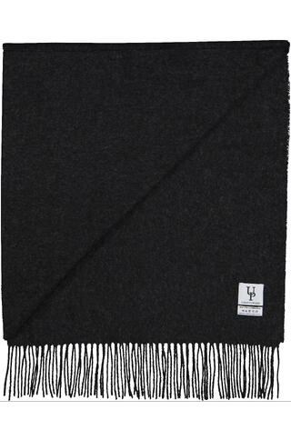 Bea Scarf Dark Grey Melange One Size Wool scarf