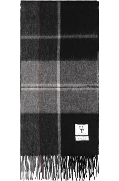 Bea Scarf- Black Check One Size Wool scarf
